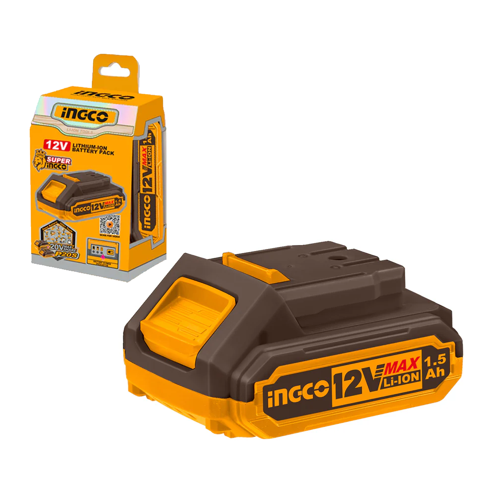 Ingco FBLI12151 Li-Ion Battery Pack 12V | Ingco by KHM Megatools Corp. Ingco FBLI12151 Li-Ion Battery Pack 12V | Ingco by KHM Megatools Corp.